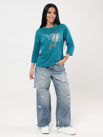 Фрактал - футболка петроль (ИК) Фрактал - футболка петроль (ИК)