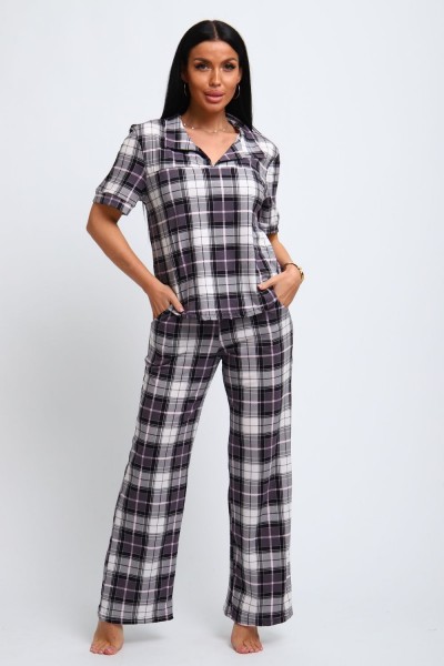 Пижама женская 306 - серый (НТ)