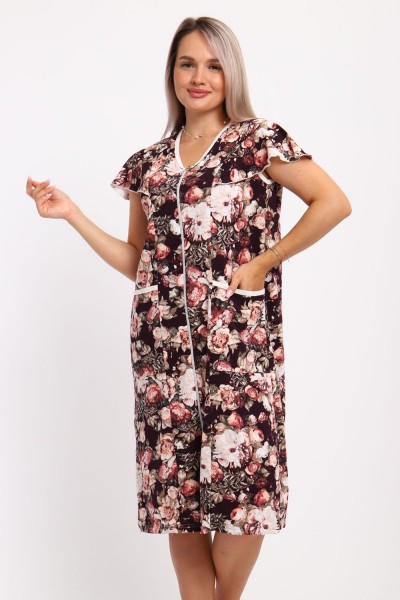 Халат женский 273 - коричневый (НТ) Халат женский 273 - коричневый (НТ)