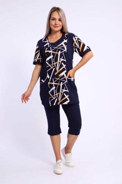 Костюм женский 260 - темно-синий (НТ)