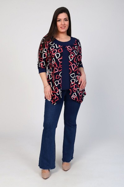 Туника 31516 - буквы (НТ) Туника 31516 - буквы (НТ)