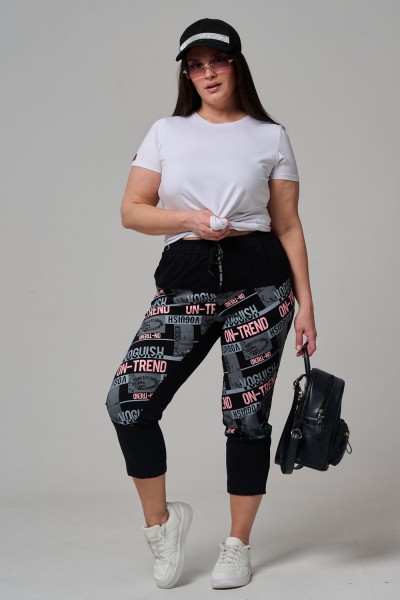 7496 брюки женские - черный (НТ) 7496 брюки женские - черный (НТ)