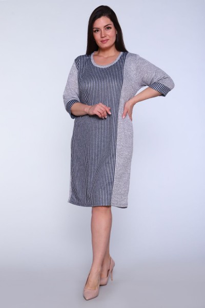 Платье Маквин - серая полоса (НТ) Платье Маквин - серая полоса (НТ)