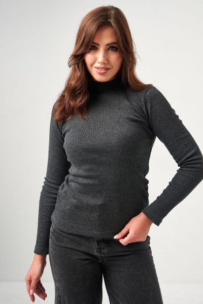 52713 Водолазка женская - темно-серый (НТ)