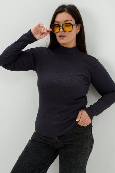 52713 Водолазка женская - графит (НТ)