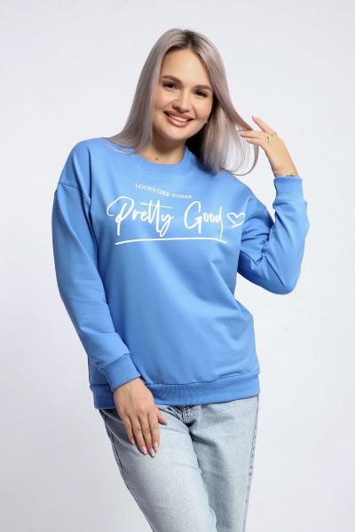 Толстовка 80048 - голубой (НТ)