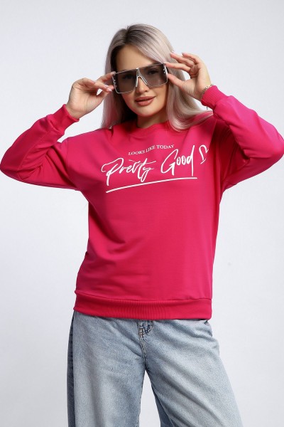 Толстовка 80048 - фуксия (НТ)