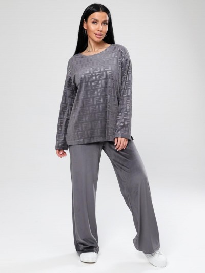 Чарлот-Жаккард - костюм серый (ИК)