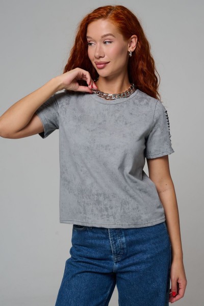 7497 футболка женская - серый винтаж (НТ) 7497 футболка женская - серый винтаж (НТ)