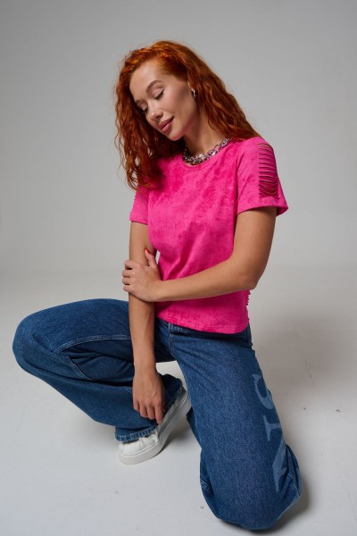 7497 футболка женская - розовый винтаж (НТ) 7497 футболка женская - розовый винтаж (НТ)
