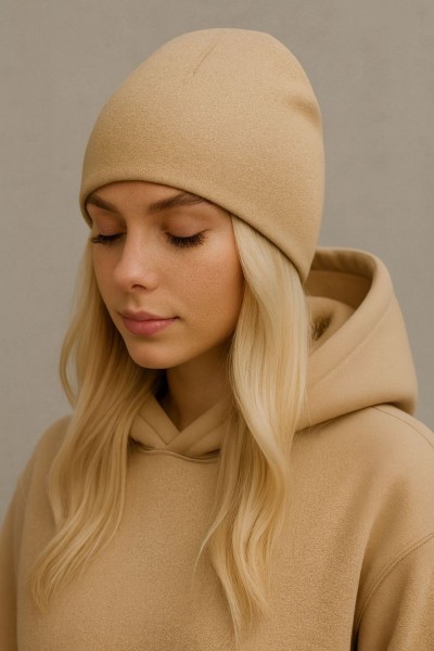 Шапка Арт. 001 - бежевый (НТ) Шапка Арт. 001 - бежевый (НТ)