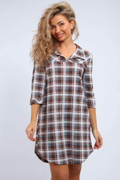 Туника женская 336 - коричневый (НТ) Туника женская 336 - коричневый (НТ)