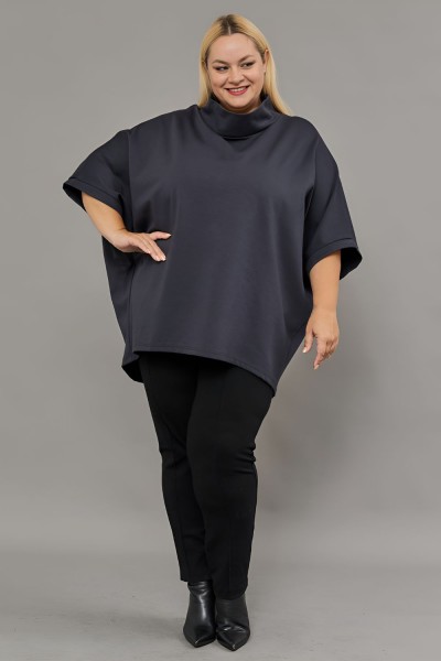 Блуза-туника больших размеров нарядная Б-02 (НТ) Блуза-туника больших размеров нарядная Б-02 (НТ)
