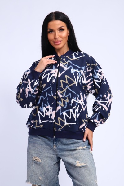 Толстовка женская 310 - темно-синий (НТ) Толстовка женская 310 - темно-синий (НТ)