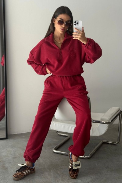 Космос костюм женский - бордо (НТ)