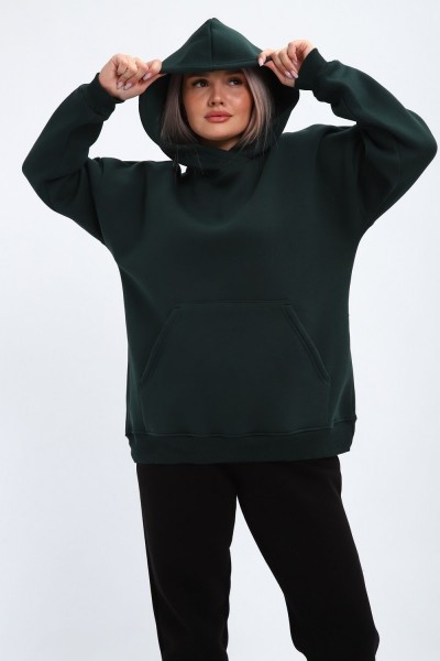 449 Худи с начесом - изумрудный (НТ) 449 Худи с начесом - изумрудный (НТ)