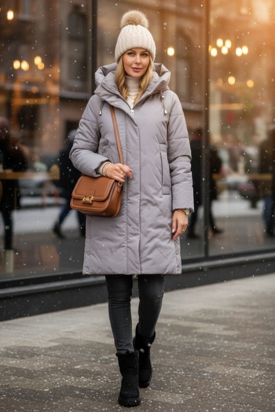 Куртка верблюжья шерсть, арт.316 - темно-бежевый (НТ)