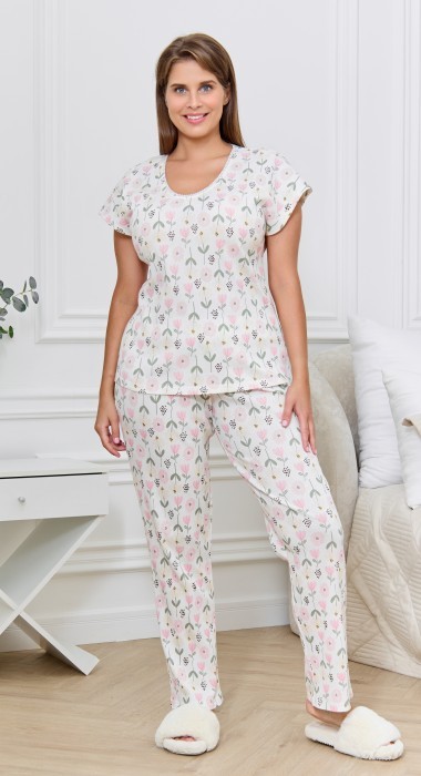 Пижама Мэри-2 молочный (ВИТ)