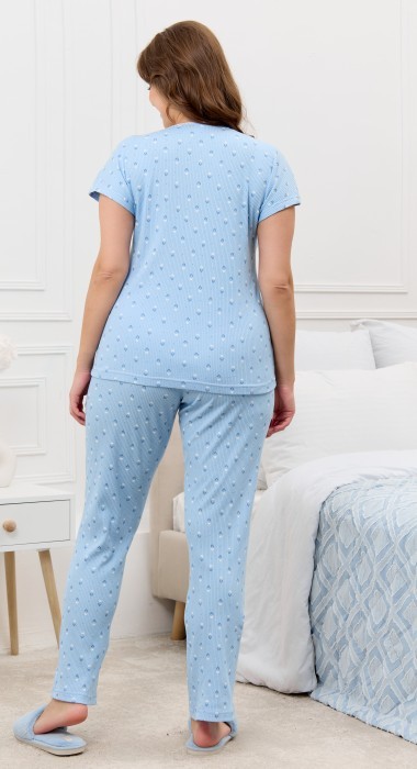Пижама Мэри-2 голубой (ВИТ)