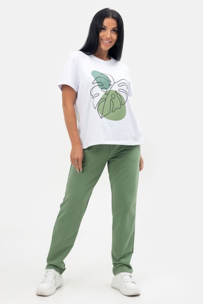 Костюм женский Гармония - фисташковый (НТ)