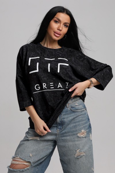 Свитшот 375702 - черный (НТ) Свитшот 375702 - черный (НТ)