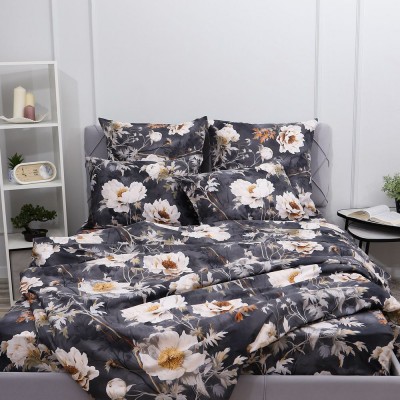 Пододеяльник поплин Темная ночь 2 - черный (НТ)