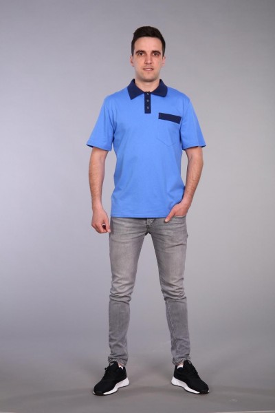 Брэдли - футболка голубой (ИК)