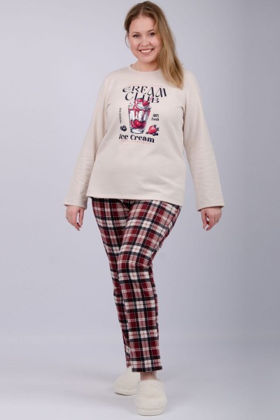 Пижама Десерт - бордовый (НТ)