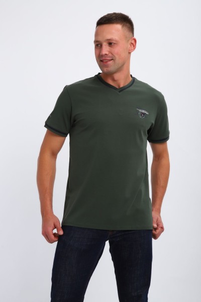 Футболка мужская 059 - хаки (НТ)