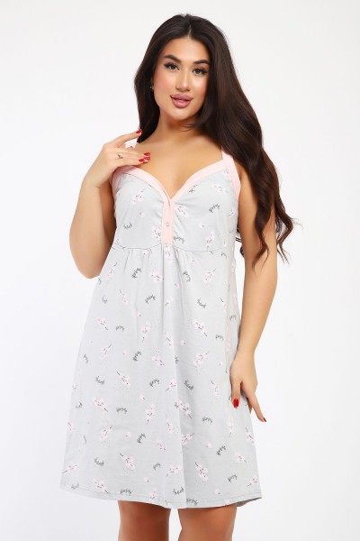 Сорочка 88128 - серый (НТ) Сорочка 88128 - серый (НТ)