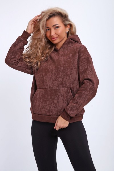 29019 Толстовка женская - коричневый (НТ) 29019 Толстовка женская - коричневый (НТ)