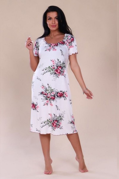 916 Сорочка из вискозы - молочный (НТ) 916 Сорочка из вискозы - молочный (НТ)