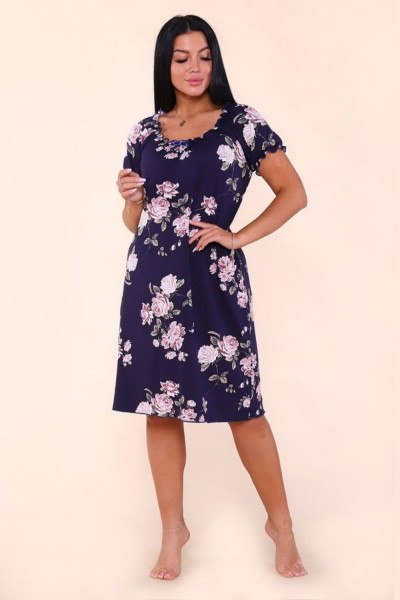 916 Сорочка из вискозы - темно-синий (НТ) 916 Сорочка из вискозы - темно-синий (НТ)