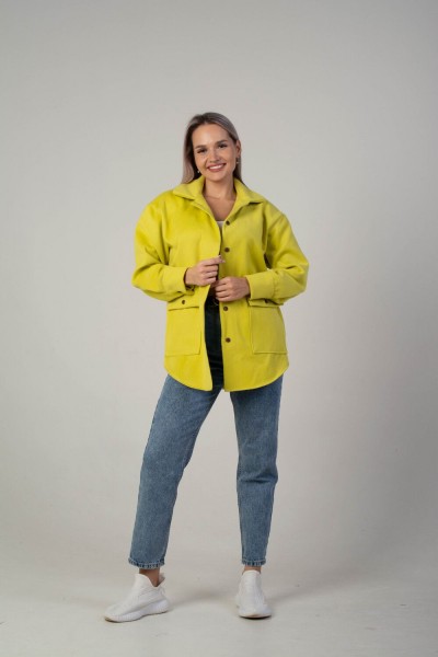 Жакет утепленный женский - желтый (НТ)
