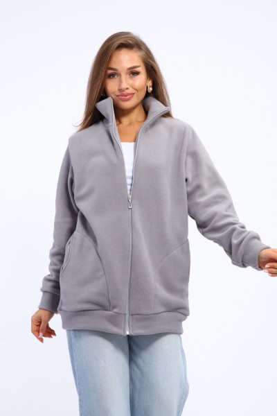 Толстовка флисовая 002 - серый (НТ)