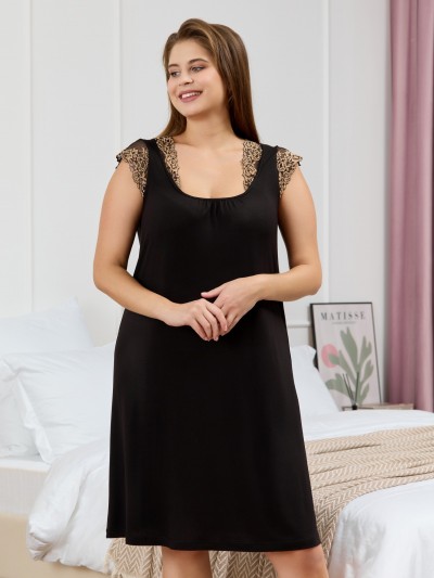 Ночная сорочка Ависта черный (ВИТ)