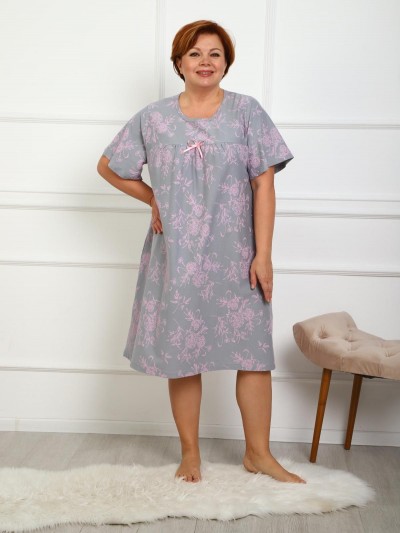 Мариам - сорочка серый (ИК)