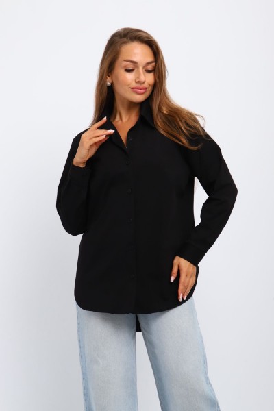 Женская рубашка 31985 - черный (НТ)