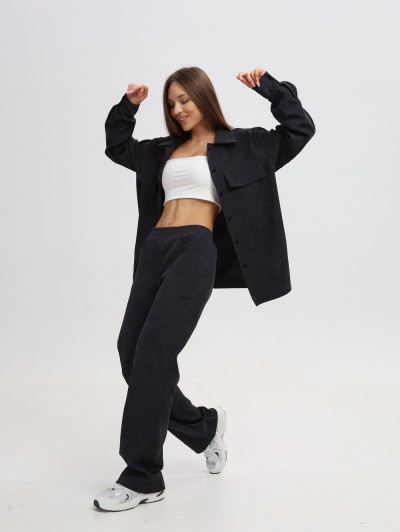 Костюм вельветовый 20686 - графит (НТ) Костюм вельветовый 20686 - графит (НТ)