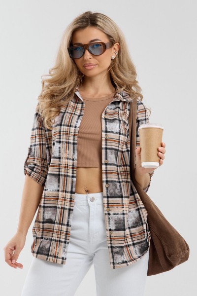 Рубашка 36989 - оранжевый (НТ)