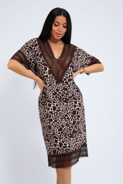 Сорочка СЖ-002 - коричневый (НТ)