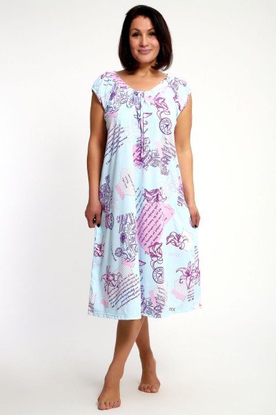 Сорочка 88131 - голубой (НТ)