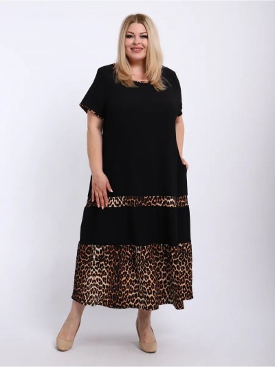 Платье женское ПЛ-005 - золотой леопард (НТ) Платье женское ПЛ-005 - золотой леопард (НТ)