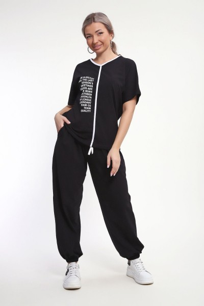 Костюм 85038 - черный (НТ) Костюм 85038 - черный (НТ)