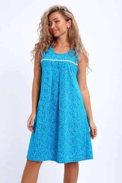 Сорочка 30140 - темно-бирюзовый (НТ)