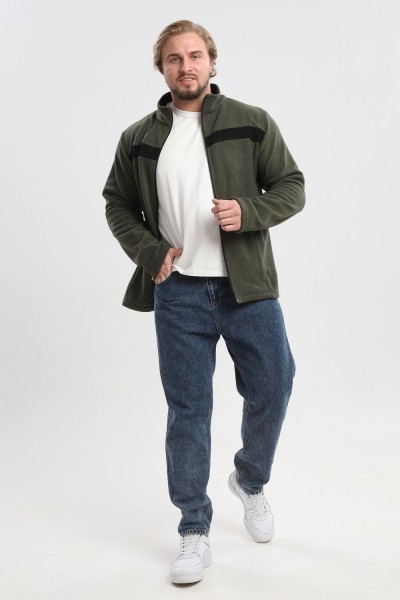 23 Кофта с молнией - хаки (НТ)