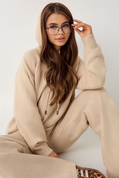 Костюм вязаный теплый с брюками и кофтой #5 (НТ)