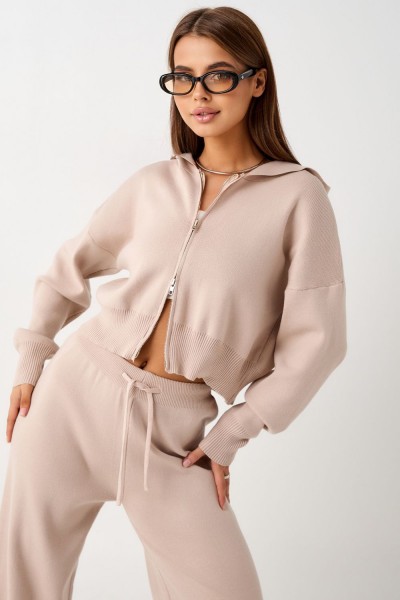 Костюм вязаный теплый с брюками и кофтой #3 (НТ)