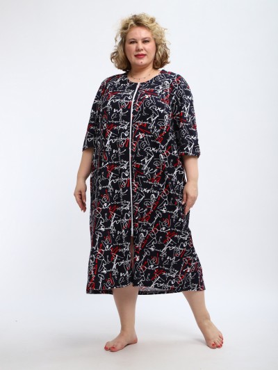 Халат Зима черный Халат Зима черный