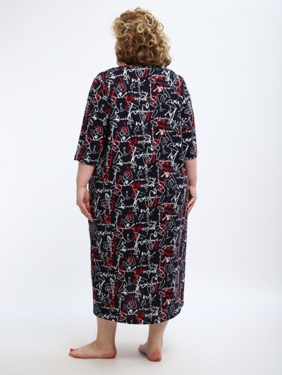 Халат Зима черный Халат Зима черный